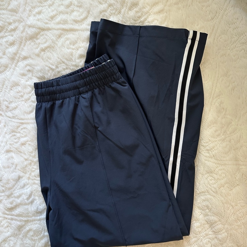 All in motion Navy Athletic Track Pants with Side Stripe XXL